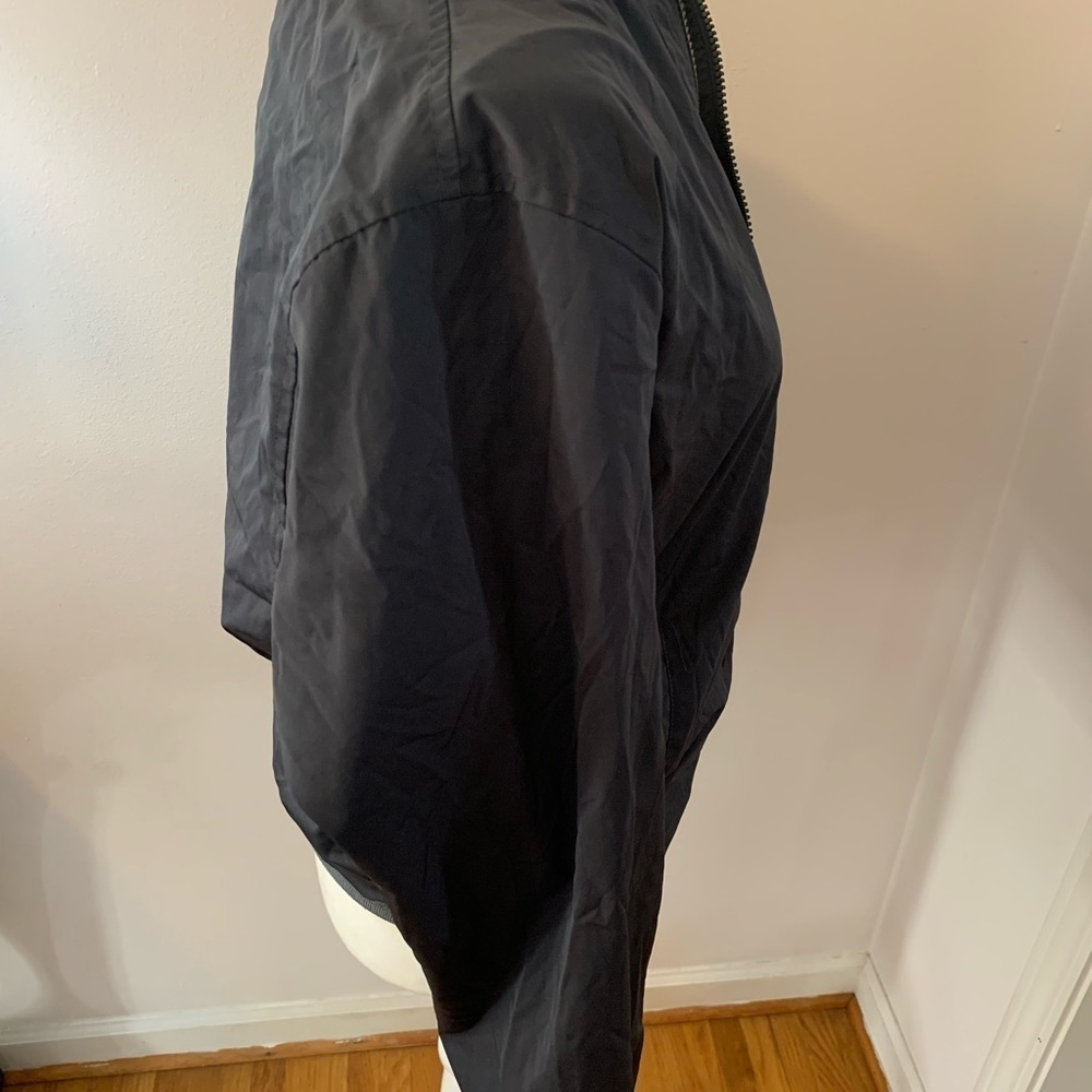 No Boundaries Gray Zippered Jacket, Size S - image 3